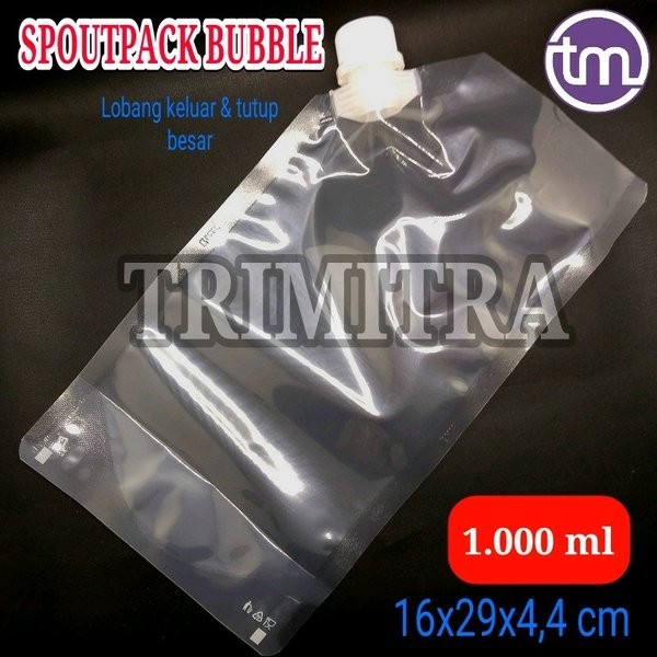 STANDING POUCH 1000ML SPOUTPACK PLASTIK KEMASAN CAIRAN MINUMAN MINYAK