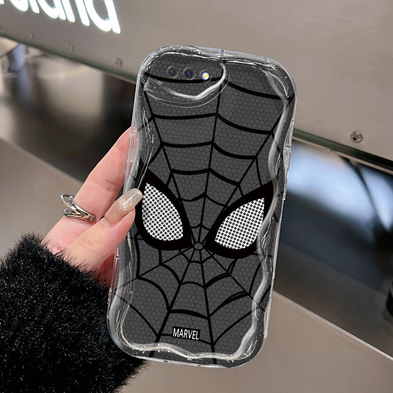 Casing Hp OPPO A5 A3s A12E Realme C1 Case Sarung HP pola kartun SpiderMan Casing anti syok silikon K
