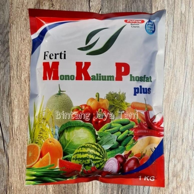 PROMO FERTI MKP PLUS 1 KG / PUPUK MONO KALIUM PHOSPAT / Pupuk Makro Majemuk Pk Mudah Larut Air/Pupuk