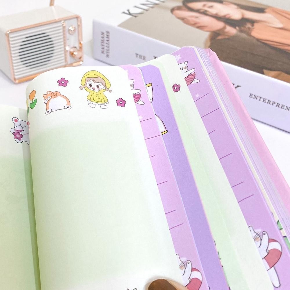 

we-12 PAKET JURNAL 1 SET 7 PCS PAKET BUKU HARIAN LUCU MURAH UNIK JURNAL KIT BOOK Murah