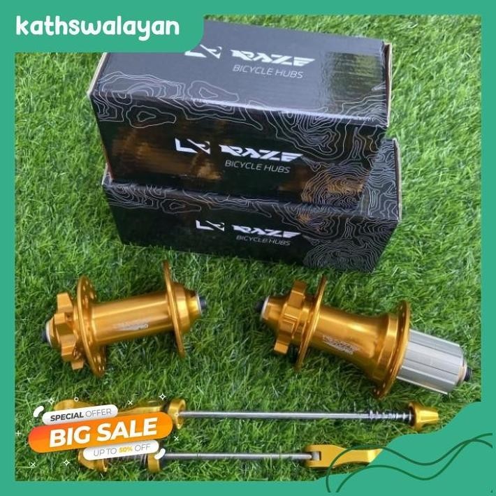 HUB FREEHUB BEARING RAZE PRO 28H 28 HOLE DISCBRAKE QR TAWON JANGKRIK TERBAIK