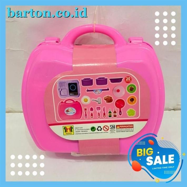 MAINAN ANAK KITCHEN SET MINI KOPER - MAINAN KITCHEN SET KOPER MINI TERMURAH 