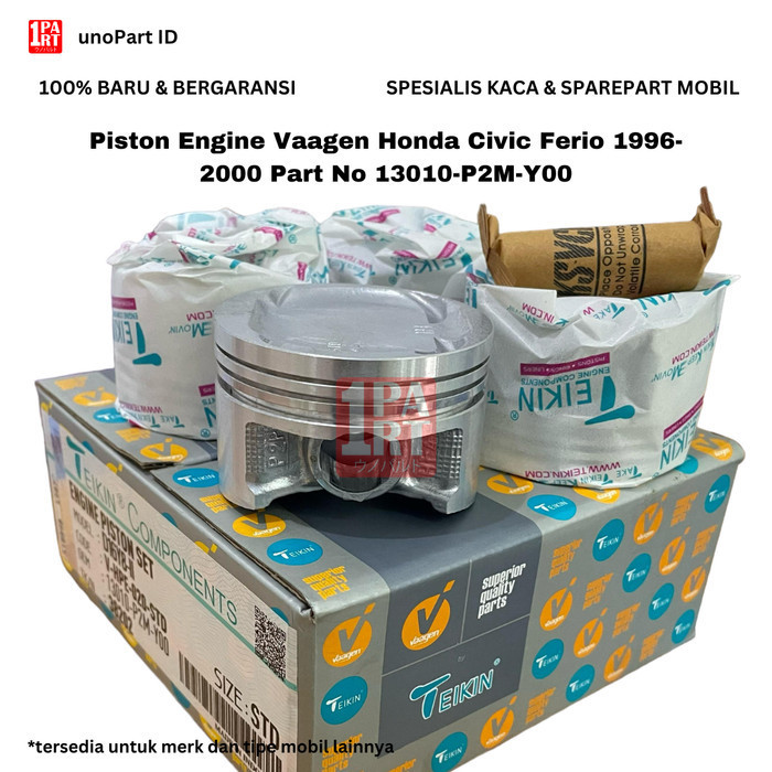 Piston Mesin Honda Civic Ferio 1996-2000 Vaagen Teikin 13010-P2M-Y00