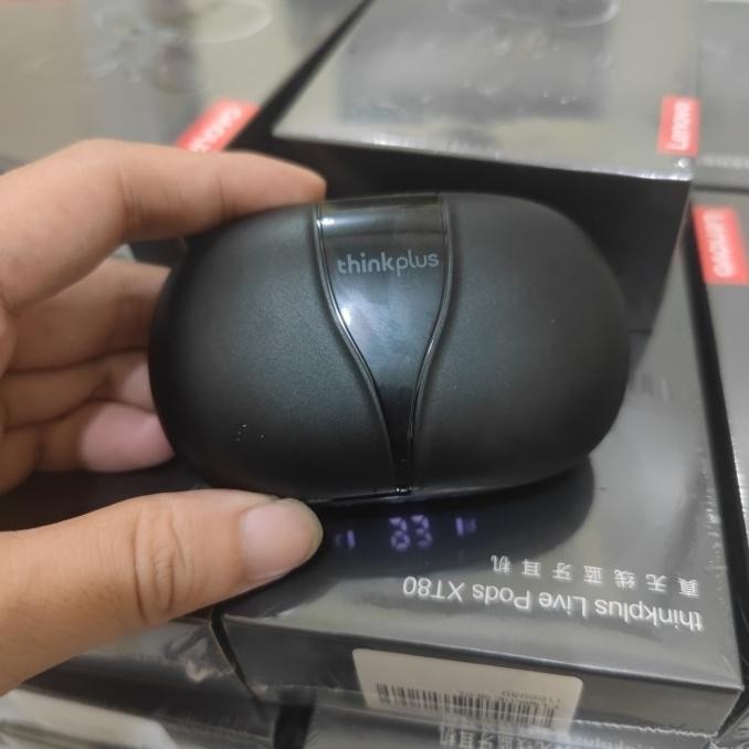 Lenovo Thinkplus Xt80 Bluetooth 5.3 Headset Olahraga Headset Tws Loewe_Vit