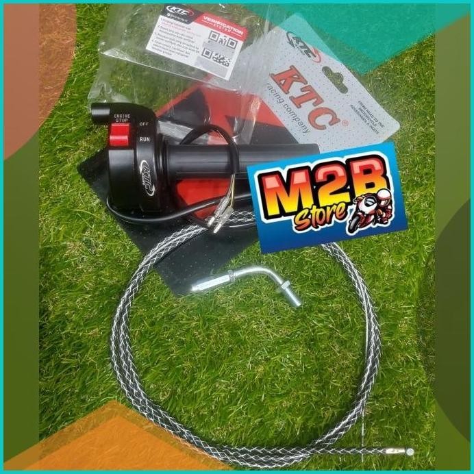 Gas spontan Ktc 1 Kabel + Engine stop RX king Aerox Nmax Vario ninja 1