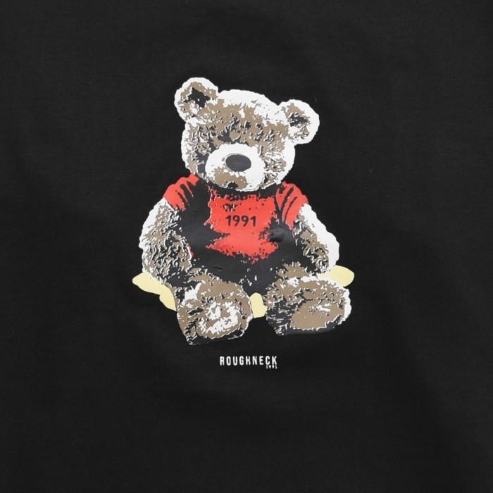 BISA COD - ROUGHNECK SS143 BLACK KIDDY JOY CREWNECK