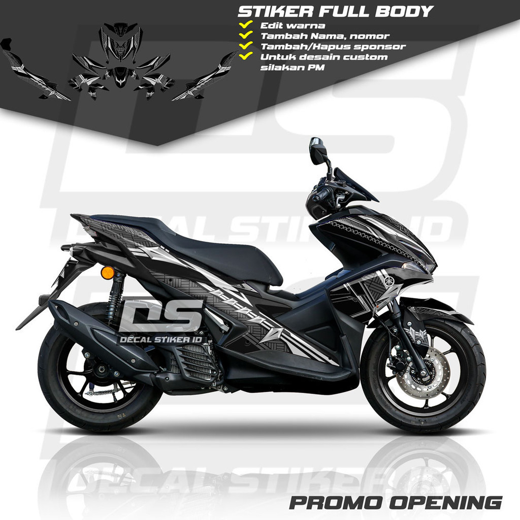 Decal Aerox 155 Full Body Keren Stiker Aerox 155 Full Body Keren Striping Aerox 155 Terbaru Decal Ae