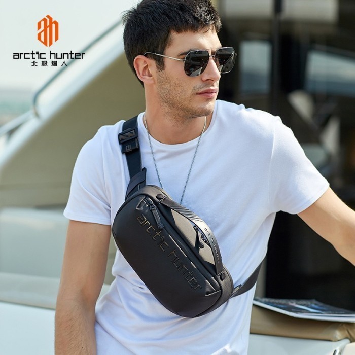Tas Selempang Pria Sling Bag Pria Usb Arctic Hunter - Insects