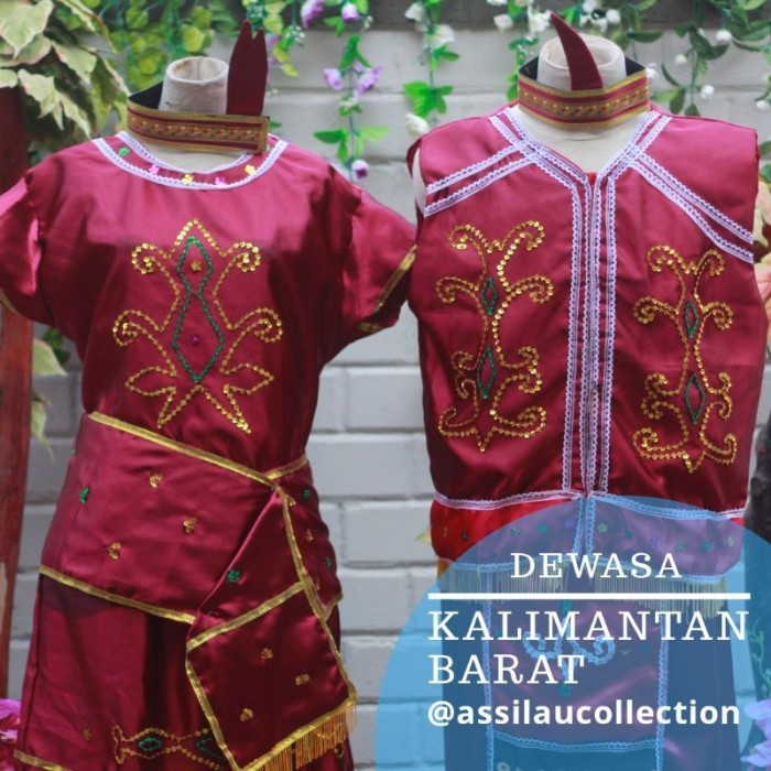 Pakaian Tradisional Kalimantan Barat//Baju Adat Kalimantan Barat