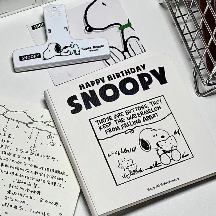 

Buku Tulis Aesthetic SNOOPY EDITION Planner Journal Notebook Agenda