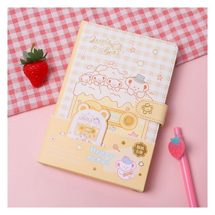 

Magnetic Notebook Dessert Bunny / Diary Jurnal agenda Buku tulis