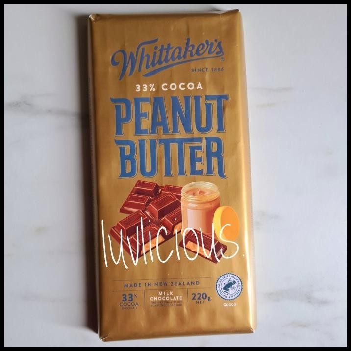 

Whittaker Whittakers Whittaker'S Peanut Butter Chocolate Coklat Cocoa
