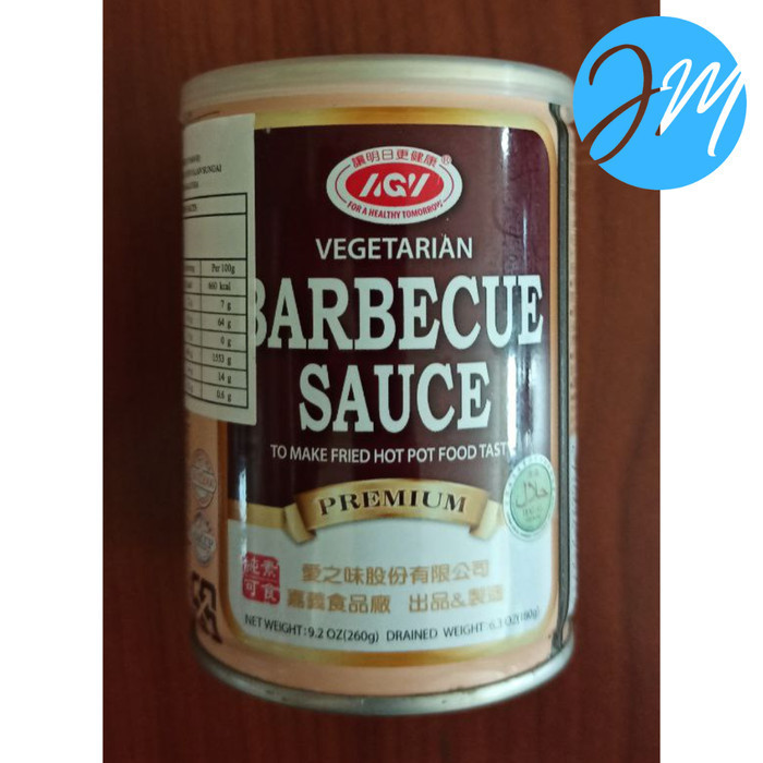 

Agv Barbecue Sauce 260Gr / Vegetarian Bbq Saus / Sa Cha Ciang Bare