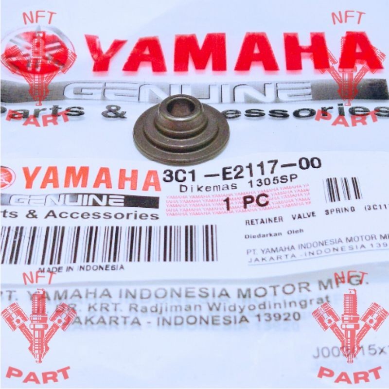 Rumah kuku klep retainer topi per klep vixion mx r15 mt 15 xabre wr 155 3C1-E2117-00 asli ori origin