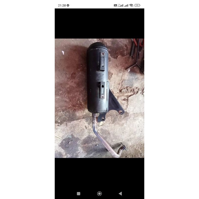 Knalpot Bobokan Lentring For Honda Beat Fi karbu digital Scoopy Fi karbu donat barang second cabutan