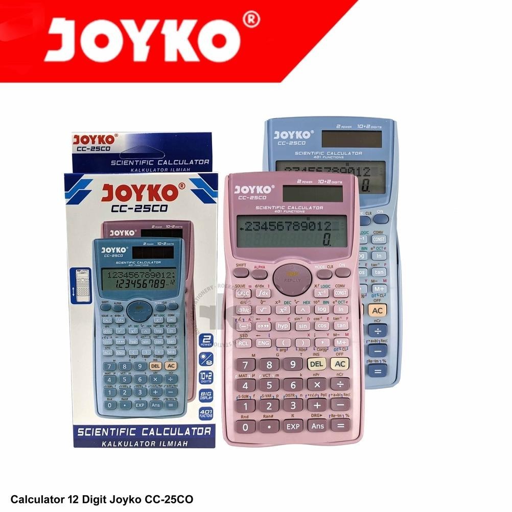 

Joyko Calculator Scientific CC-25CO Terbaru