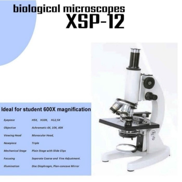 MICROSCOPE BINOCULAR/MIKROSKOP BINOKULAR YAZUMI XSZ 107BN -FREE PACKING