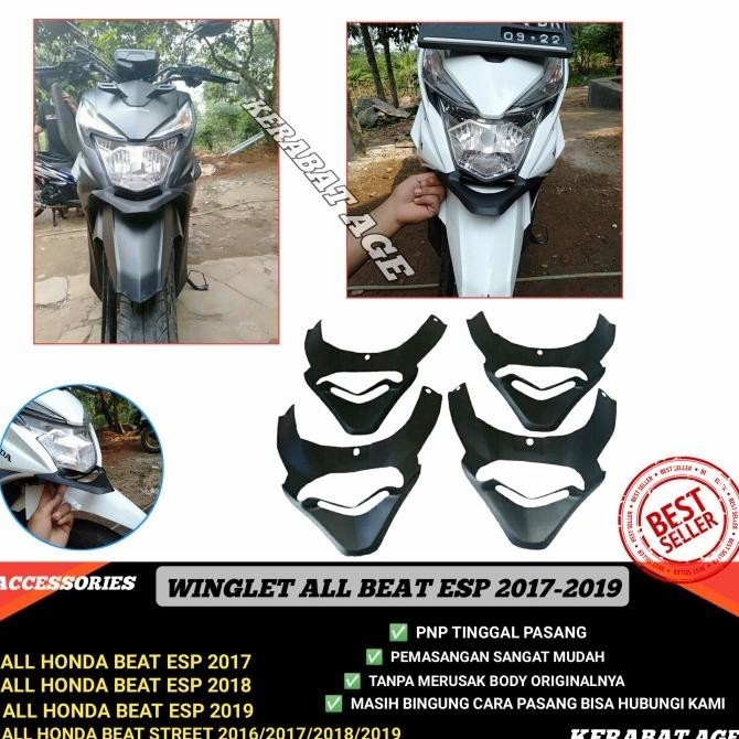 Aksesoris Beat / Moncong Winglet Honda Beat