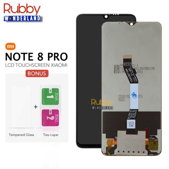 Lcd + Touchscreen Xiaomi Redmi Note 8 Pro Original 100% Bergaransi