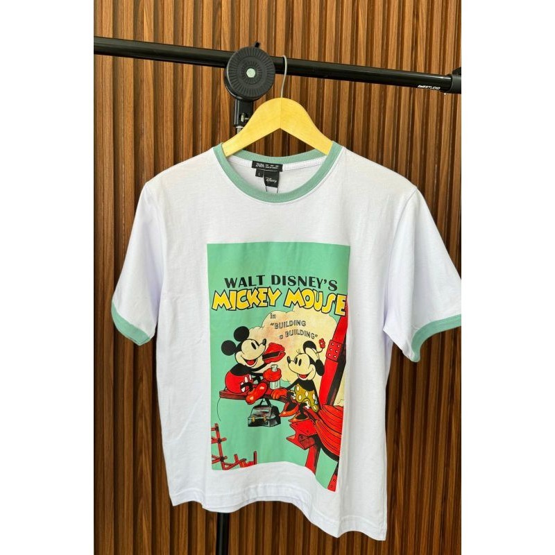 mickey Zara tshirt signature
