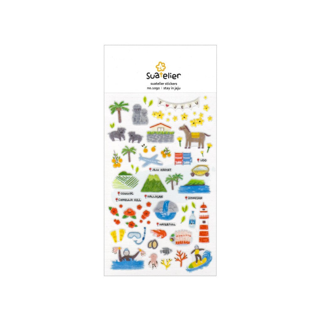 

SUATELIER Sticker No. 1092 stay in jeju