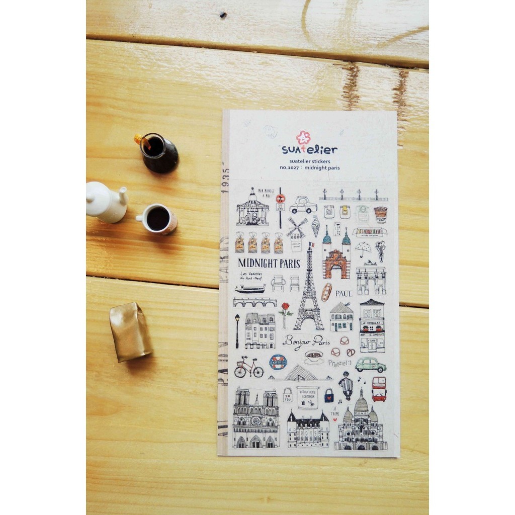 

SUATELIER Stickers No. 1027 Midnight Paris
