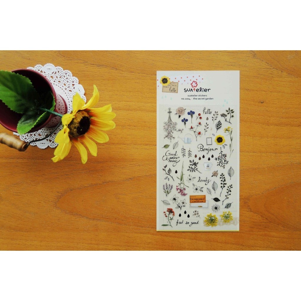 

SUATELIER Stickers No. 1024 The Secret Garden