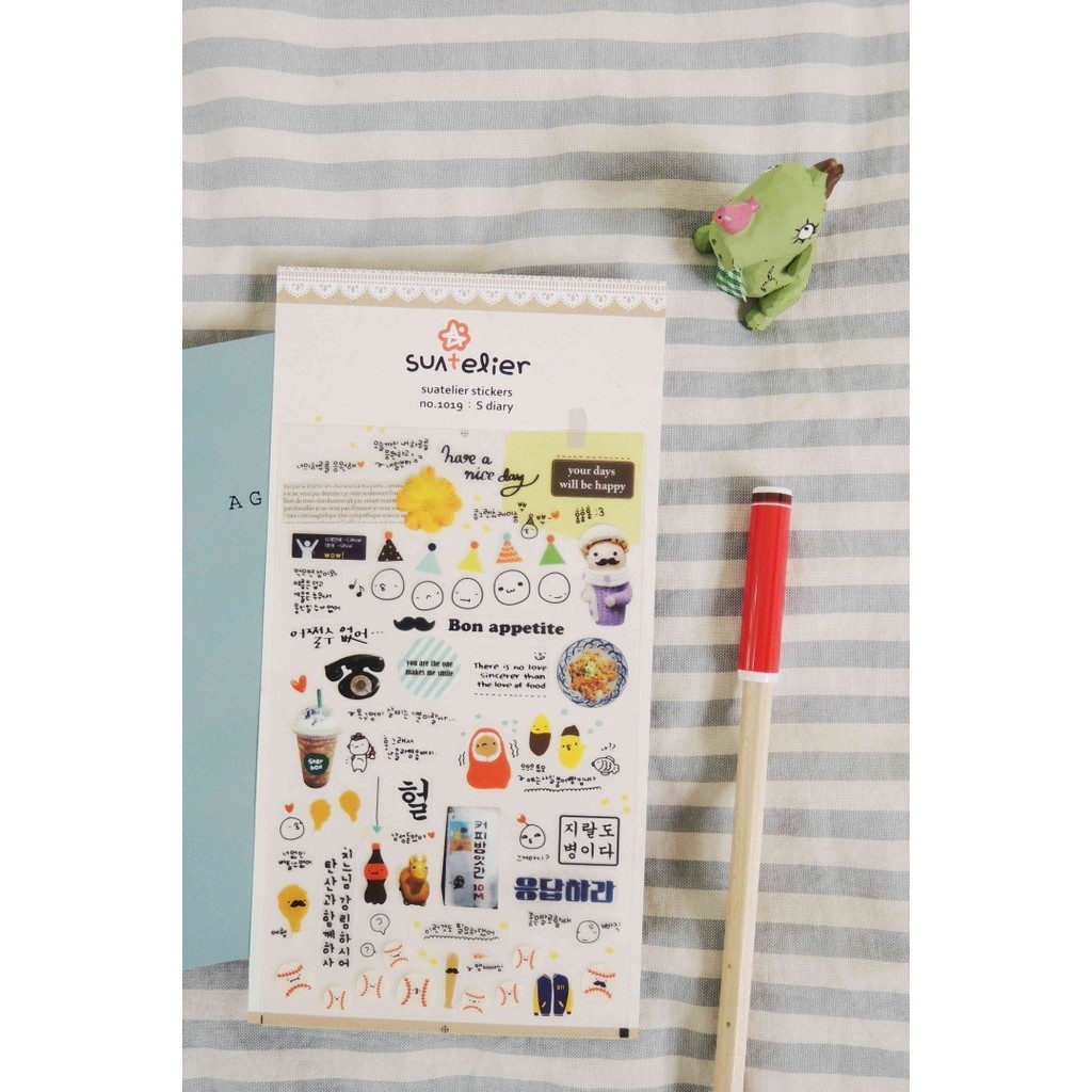 

SUATELIER Stickers No. 1019 S Diary