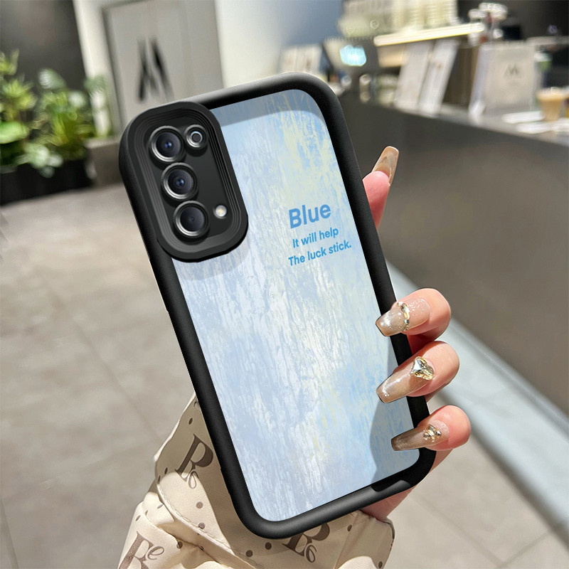 Casing Hp OPPO Reno 4 4G Reno4 Case pelindung lensa kamera Kesing HP Pegangan anti selip perlindunga