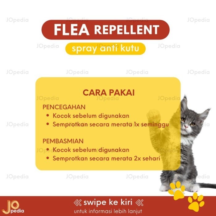 NEW FLEA REPELLENT SPRAY ANTI KUTU OBAT KUCING ANJING FLEA TICK REMOVER