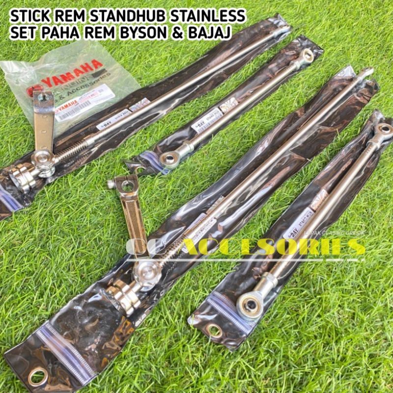 Stik Rem Stenlis Stainless Set Paha Rem Byson Bajaj
