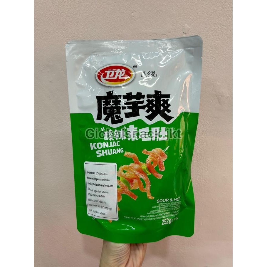 

[BIG 252GR] WEILONG LATIAO KONJAC SHUANG HOT & SPICY / SOUR & HOT - WE P88L