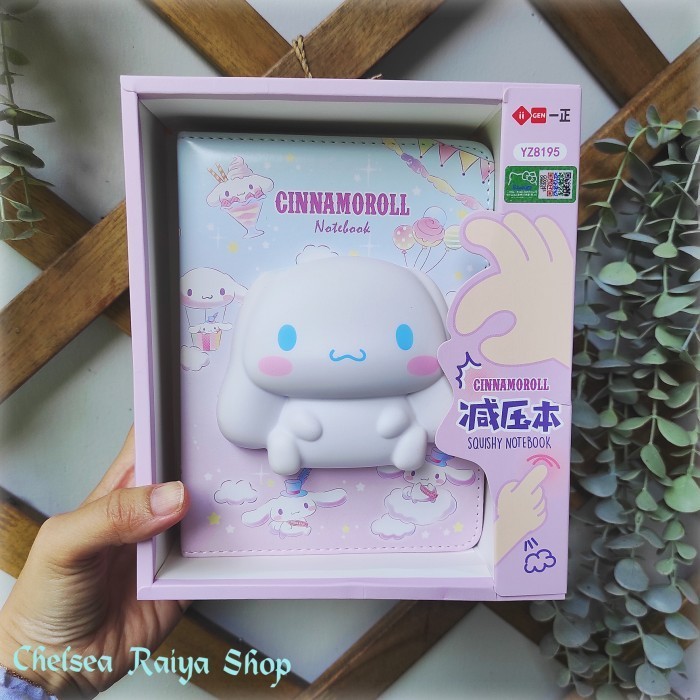 

Diary Squishy Notebook Sanrio Cinnamoroll 12,5x17,5cm Notes Cinamoroll