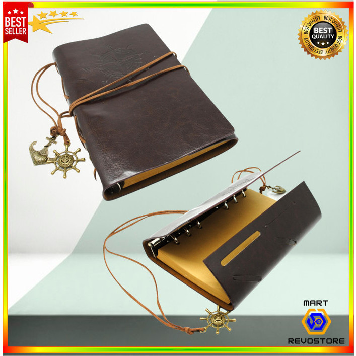 

Buku Binder Catatan Jurnal Harian Kulit Retro Pirates A5