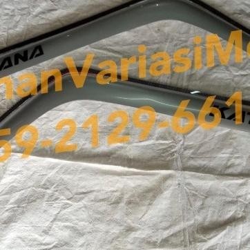 Talang air side visor door visor suzuki katana silver