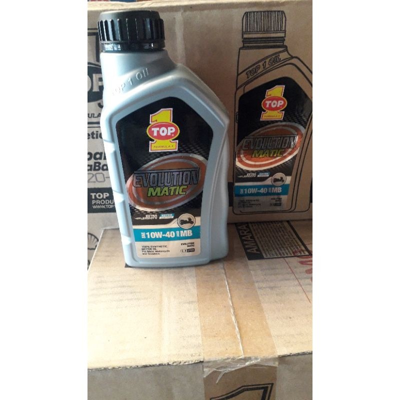 OLI TOP1 MATIC EVOLUTION 08 LITER .10w40 100% FULL SYNTHETIC.Api .SL JASO MB.ORIGINAL