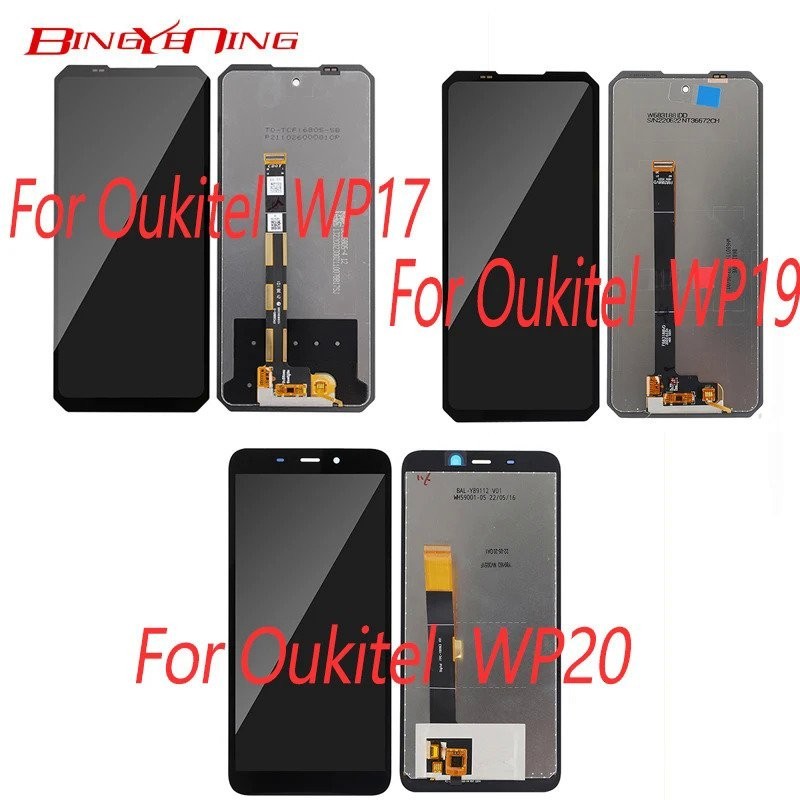 New Original For OUKITEL WP17 WP19 LCD Display Touch Screen Digitizer Assembly For OUKITEL WP20 Phon
