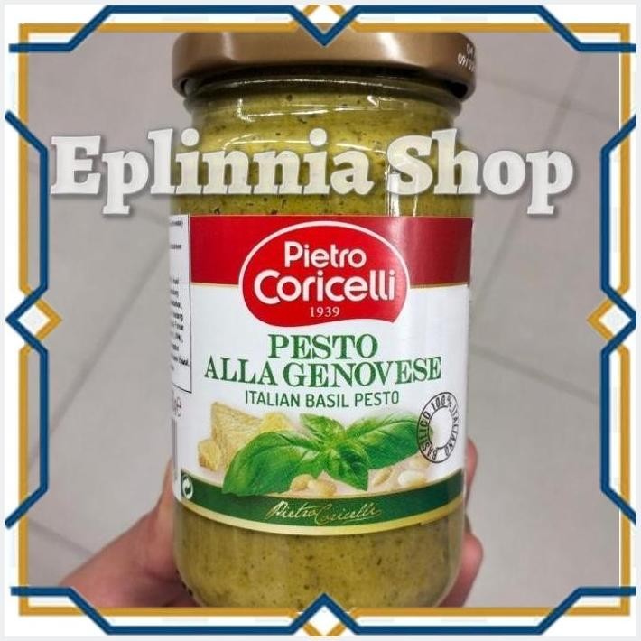 

[EPL] PIETRO CORICELLI PESTO ALLA GENOVESE ITALIAN BASIL 190 GR