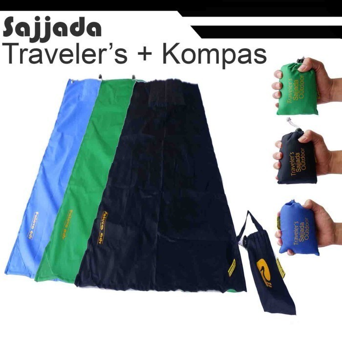 Sajadah Kompas - Sajadah Outdoor - Sajadah Dengan Arah Kiblat - Sajada