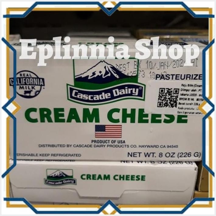

[EPL] CASCADE DAIRY CREAM CHEESE 226 GR - KEJU KRIM