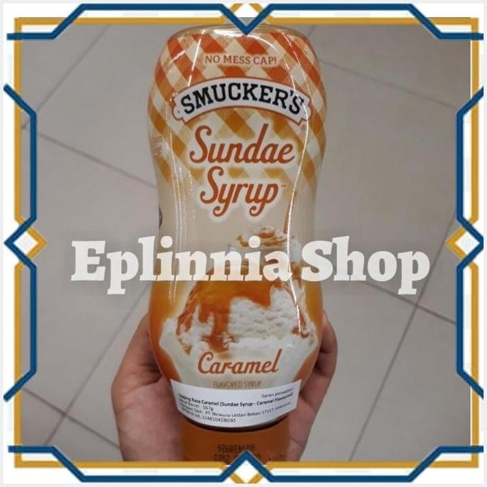 

[EPL] SMUCKER'S SMUCKERS SUNDAE SYRUP CARAMEL 567 GR - TOPING SIRUP KARAMEL