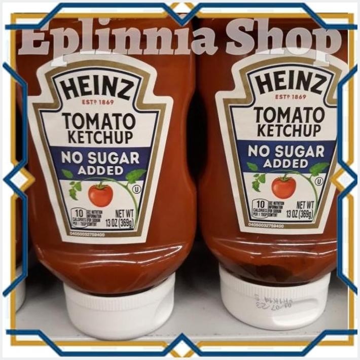 

[EPL] HEINZ TOMATO KETCHUP NO SUGAR ADDED SAUCE 369 GR - SAUS IMPORT