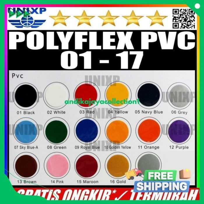 POLYFLEX PVC FLEX BAHAN SABLON POLYFLEX PVC POLIFLEX PVC 2 TERBAIK