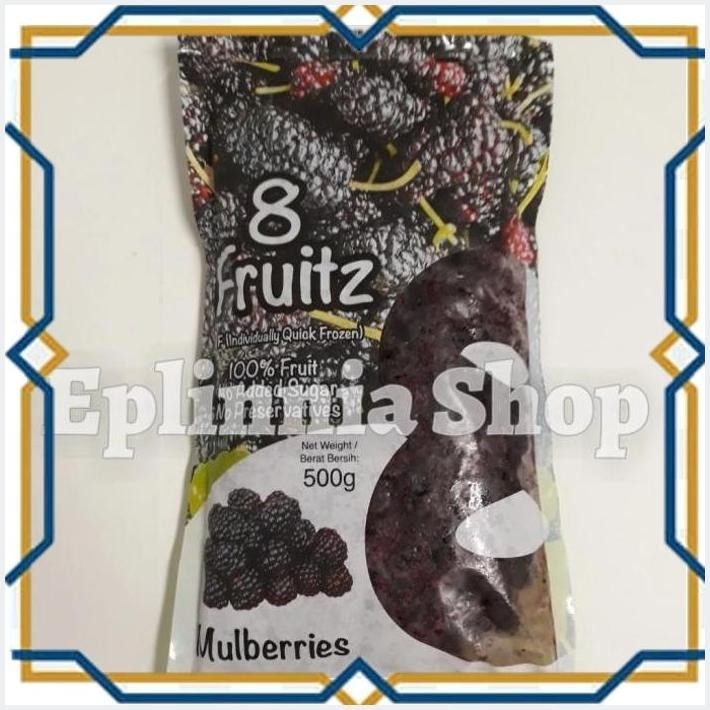 

[EPL] BUAH BEKU 8 FRUITZ FROZEN MULBERRIES 500 GR - BUAH MULBERRIES FROZEN