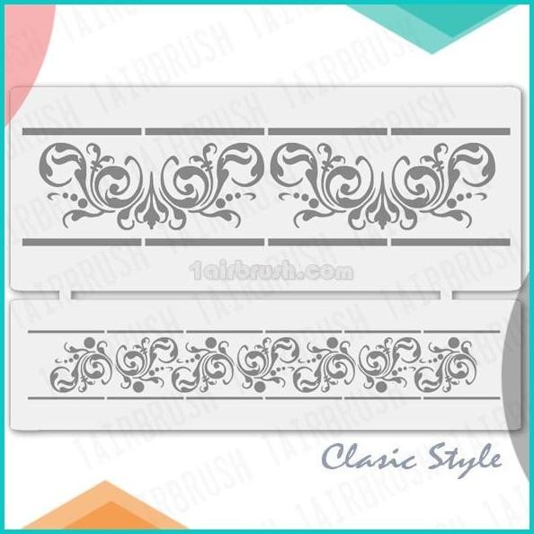 

Stencil Clasic Style - airbrush klasik 19F3B2024 sparepart