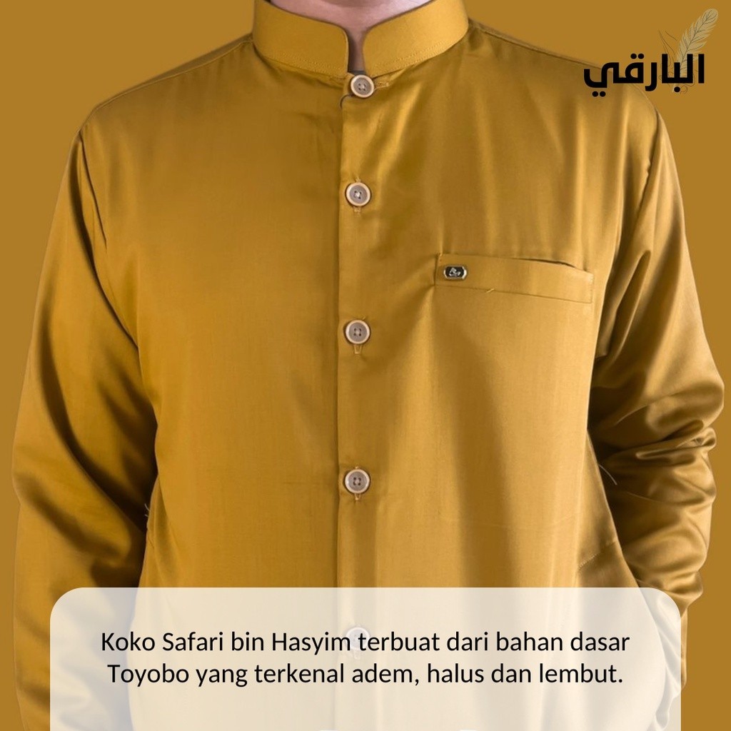 Promo Mega Sale 4.4 // Koko Safari Bin Hasyim Kerah Shanghai Belah Tengah Belakang Kantong Bobo