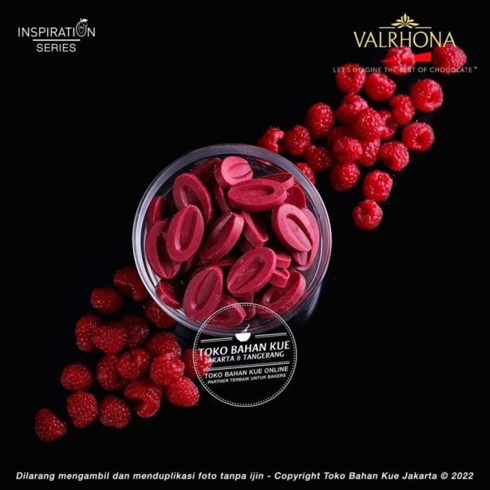 

Cabina Valrhona Inspiration Framboise Raspberry 1Kg Chocolate Couverture