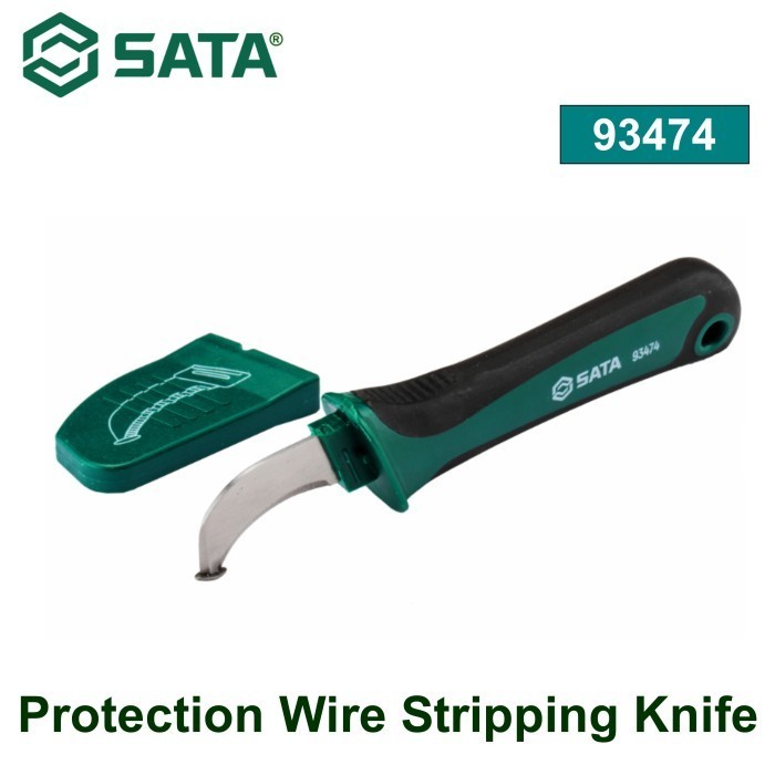 

Pisau ,Cutter, Tang Kupas Kabel Dengan Pelindung 93474 Protection Wire Stripping Knife Sata Tools