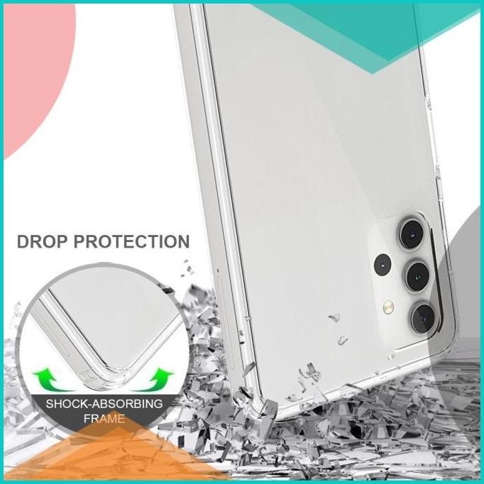 Case Samsung Galaxy A72 Fuze Hybrid Crystal Clear Case Space Original