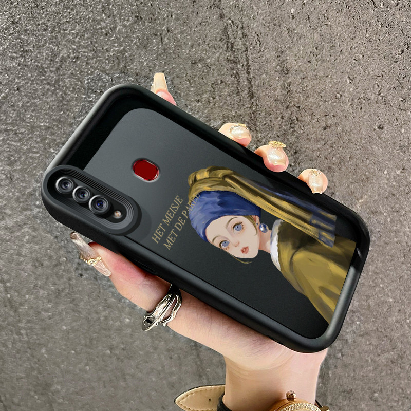 Casing Hp Samsung Galaxy A20s Case pelindung lensa kamera Kesing HP Pegangan anti selip perlindungan